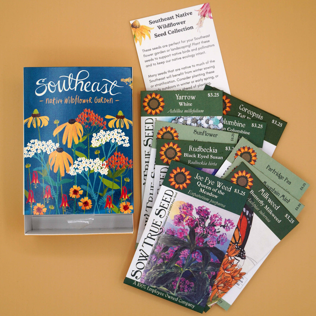 wildflower seeds box Southeast Native Wildflower Collection Box – Sow Exotic