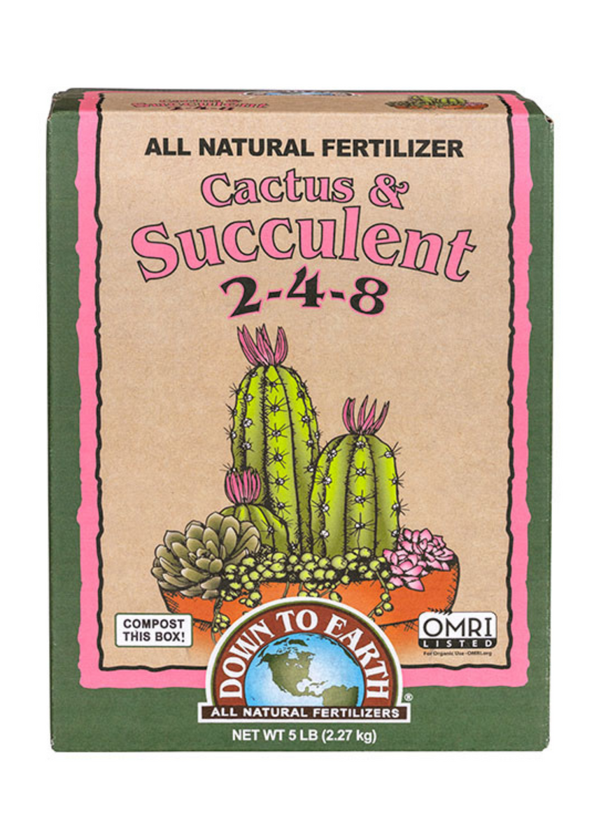 Cactus And Succulent 2 4 8 Organic Fertilizer Blend 5 Lb Sow Exotic 0427