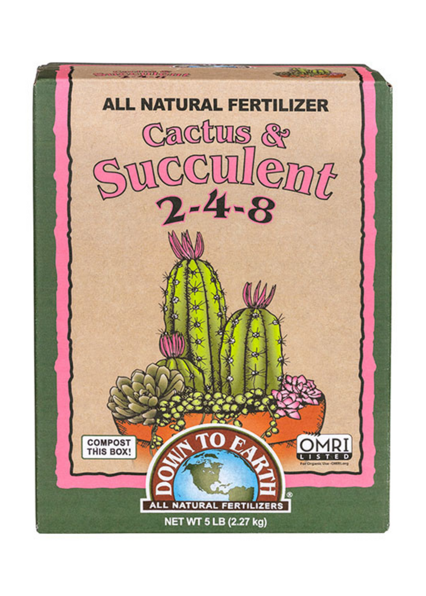 cute farms succulent fertilizer Cactus & Succulent 2-4-8 Organic Fertilizer Blend, 5 lb – Sow Exotic