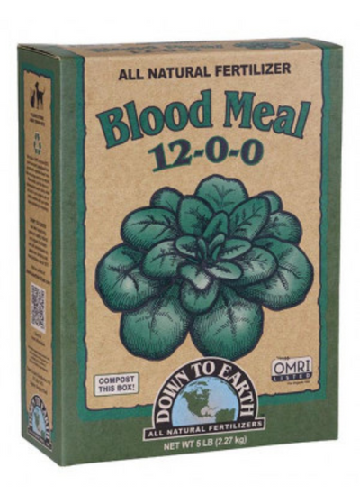 Down to Earth Blood Meal 12-0-0 Organic Fertilizer - 5lb Box