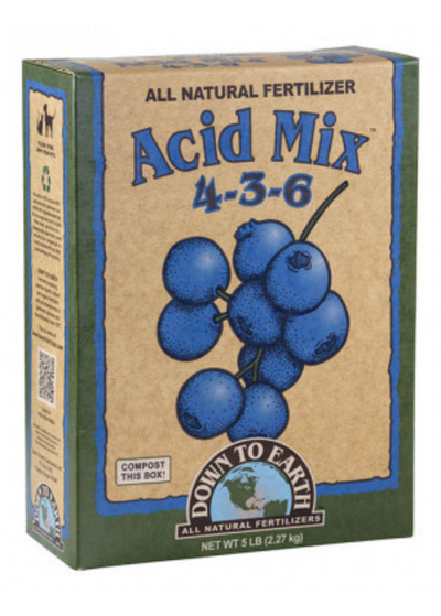 Down to Earth All Natural  Fertilizer - Acid Mix 4-3-6 - 5lb box 