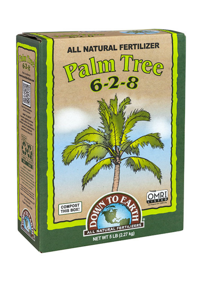 Palm Tree 6 2 8 Organic Fertilizer Blend 5 Lb Sow Exotic 0737