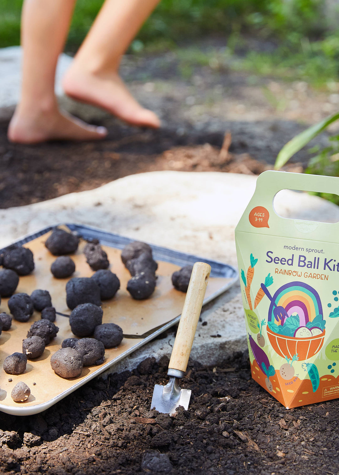 seed ball kit pizza garden Modern Sprout DIY Seed Ball Kit