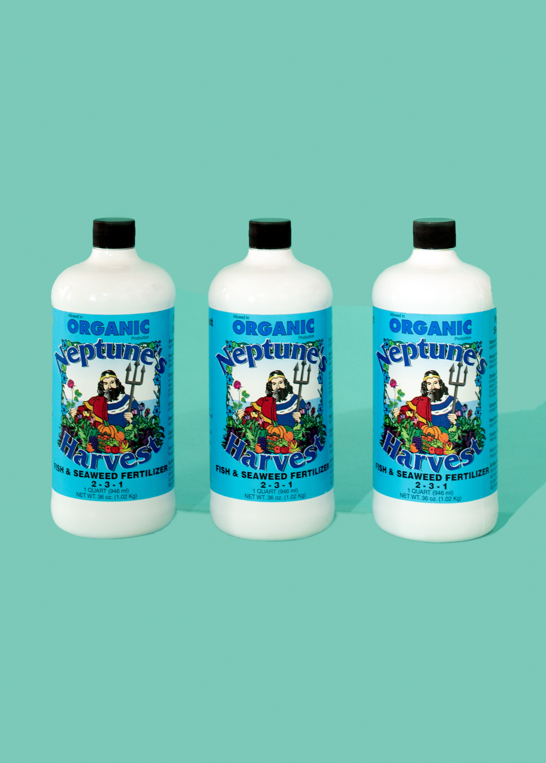 Neptune's Harvest Fish and Seaweed Fertilizer Blend - Blue Lab Neptune's Harvest Organic Fish & Seaweed Blend Fertilizer (2-3-1) - Wood  Prairie Family Farm 